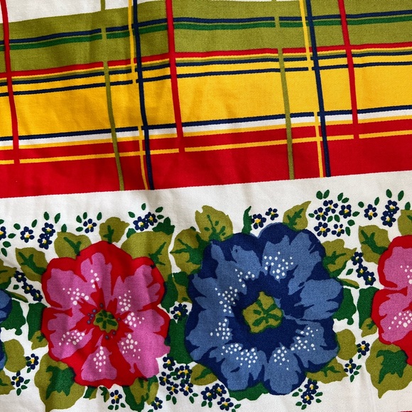 J.Crew Belted Bi-stretch Cotton Dress with a Beautiful Floral Border - Picture 7 of 11